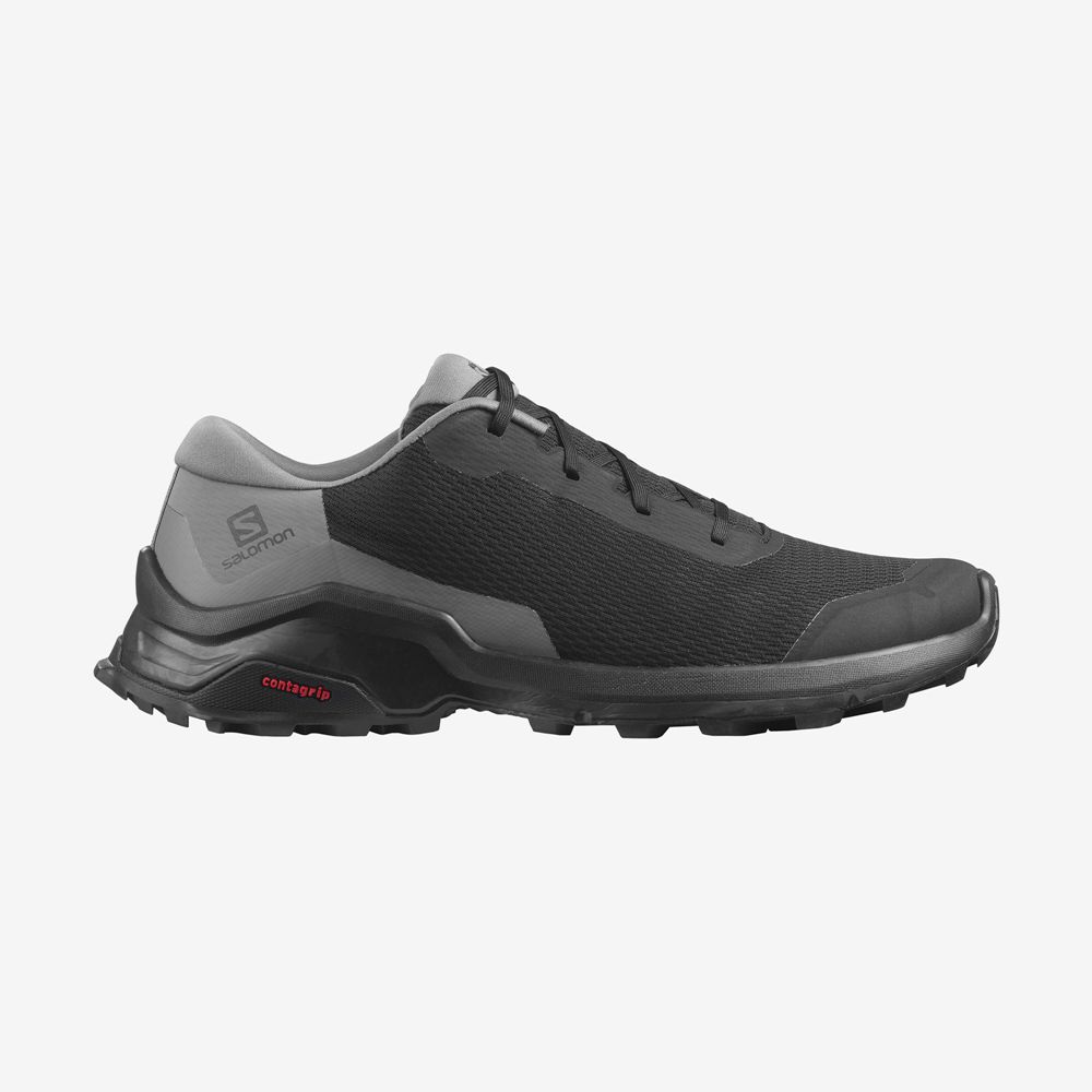 Salomon Israel X REVEAL - Mens Hiking Shoes - Black (MYUQ-41739)